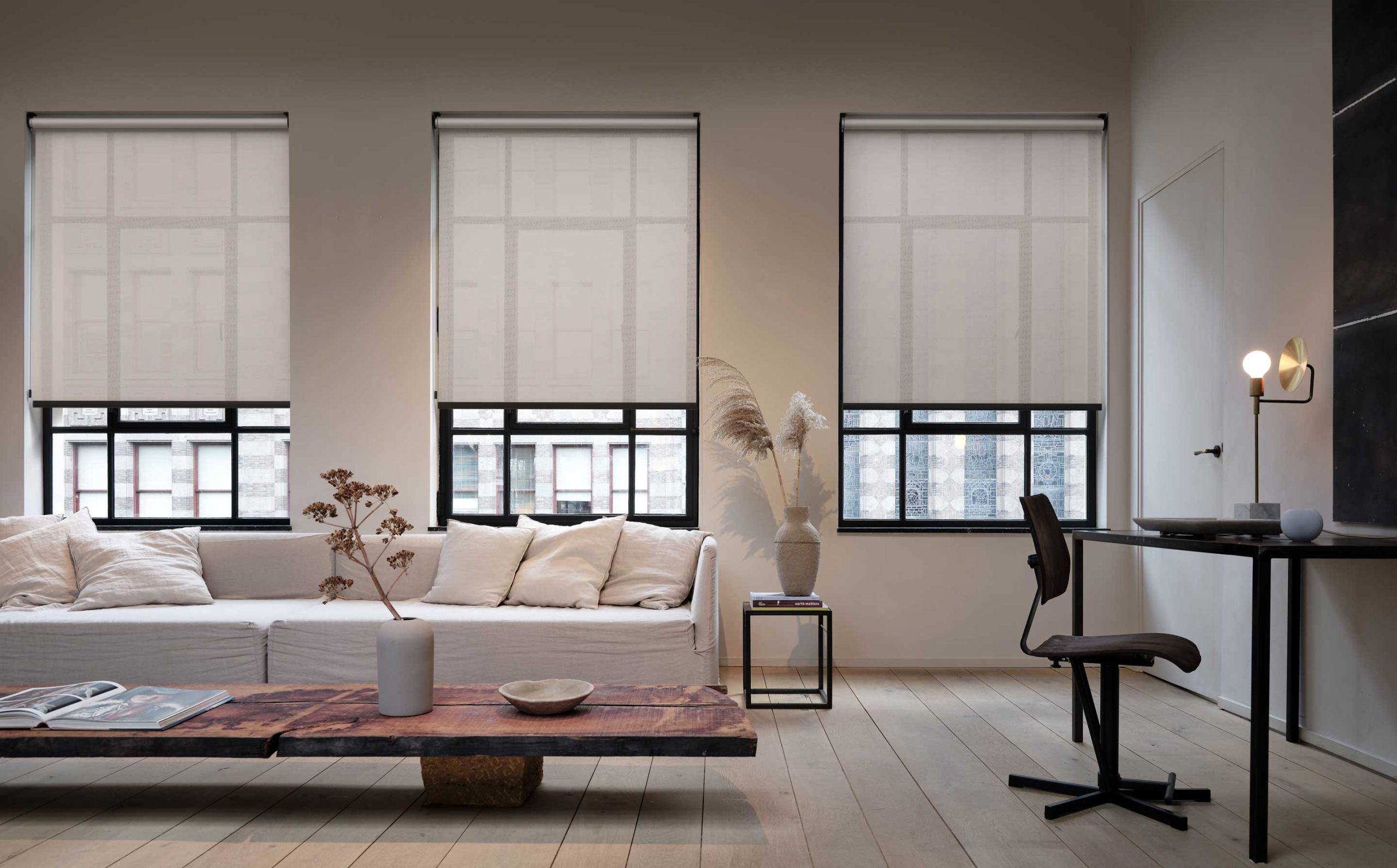 An illustration of composite blinds, which combine a variety of materials to offer long-lasting beauty and durability for interior design.