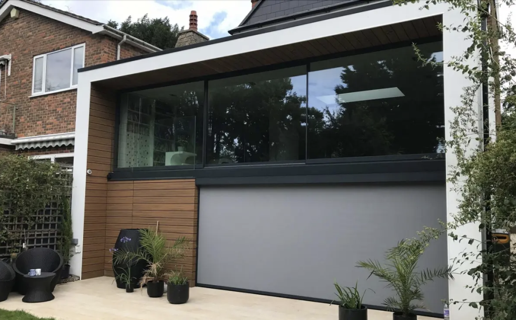Installing exterior window coverings on windows in homes offers interior spaces privacy and protection from the sun.