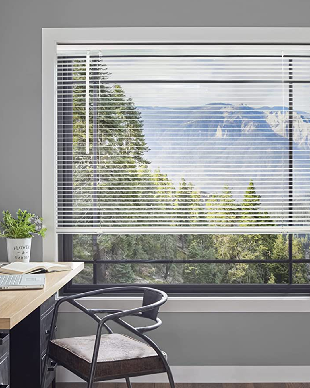 Vinyl blinds for windows provide a modern appearance and efficient light control.